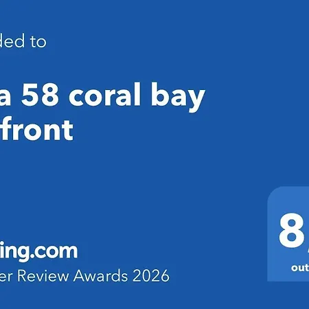 Villa 58 Coral Bay Seafront *